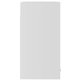 Hanging Glass Cabinet Lyon White 60x31x60 cm Engineered Wood - Close-Up Angle