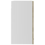Hanging Glass Cabinet "Lyon" Sonoma Oak 60x31x60 cm