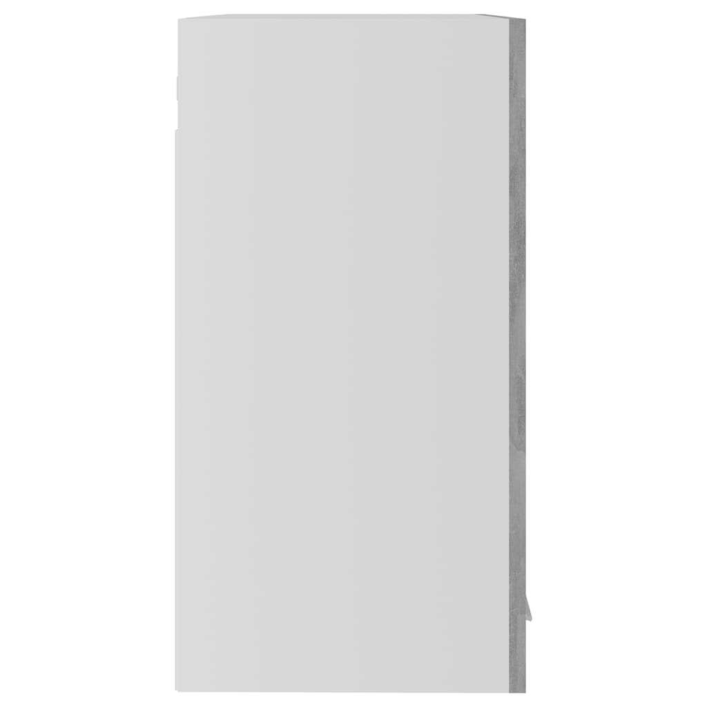 Hanging Glass Cabinet Lyon Concrete Grey 60x31x60 cm Engineered Wood