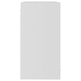 Hanging Glass Cabinet Lyon White 80x31x60 cm Engineered Wood