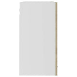 Hanging Glass Cabinet Sonoma Oak 80x31x60 cm Engineered Wood