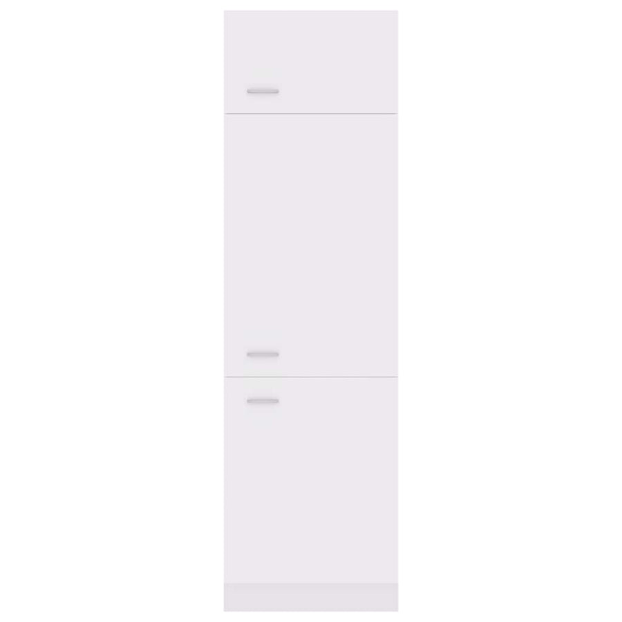 Refrigerator Cabinet Lyon White 60x57x207 cm Engineered Wood
