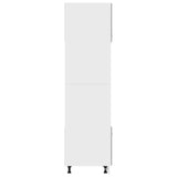 Microwave Cabinet Concrete Grey 60x57x207 cm Engineered Wood - Close-Up Angle