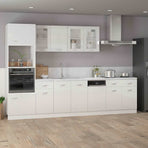 Dishwasher Panel Lyon High Gloss White 45x3x67 cm Engineered Wood
