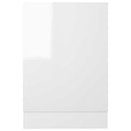 Dishwasher Panel Lyon High Gloss White 45x3x67 cm Engineered Wood