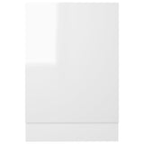 Dishwasher Panel Lyon High Gloss White 45x3x67 cm Engineered Wood - Top-Down View