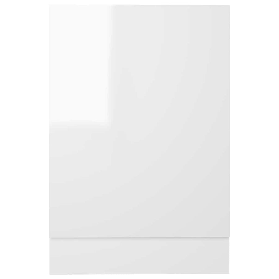 Dishwasher Panel Lyon High Gloss White 45x3x67 cm Engineered Wood