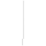 Dishwasher Panel Lyon White 59.5x3x67 cm Engineered Wood - 45-Degree Angle