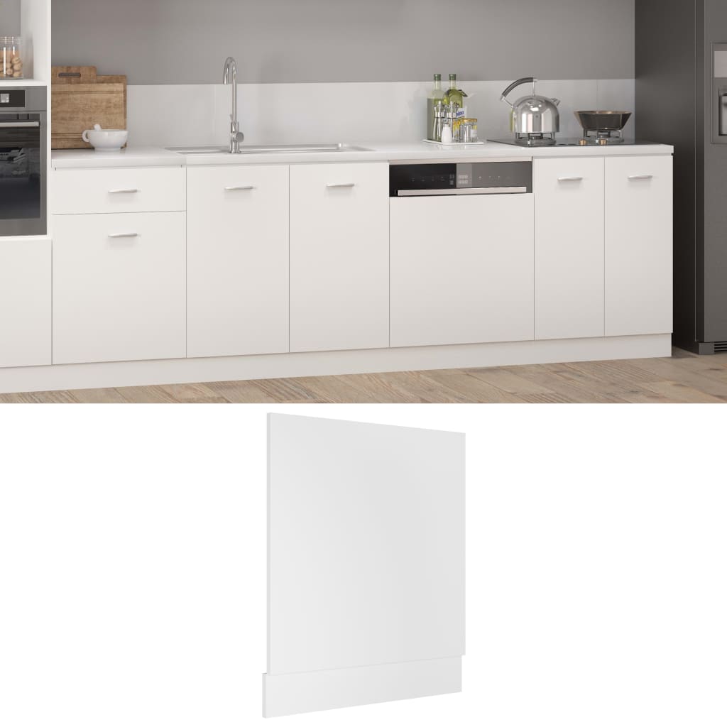 Dishwasher Panel Lyon White 59.5x3x67 cm Engineered Wood
