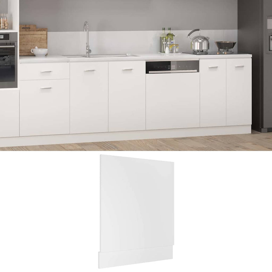 Dishwasher Panel Lyon White 59.5x3x67 cm Engineered Wood