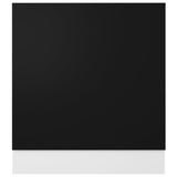 Dishwasher Panel Lyon Black 59.5x3x67 cm Engineered Wood