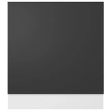 Dishwasher Panel Lyon Grey 59.5x3x67 cm Engineered Wood - Top-Down View