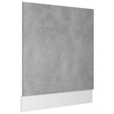 Dishwasher Panel Lyon Concrete Grey 59.5x3x67 cm Engineered Wood - Front View