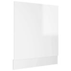 Dishwasher Panel Lyon High Gloss White 59.5x3x67 cm Engineered Wood