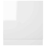 Dishwasher Panel Lyon High Gloss White 59.5x3x67 cm Engineered Wood
