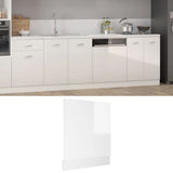 Dishwasher Panel Lyon High Gloss White 59.5x3x67 cm Engineered Wood