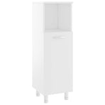 Bathroom Cabinet White 30x30x95 cm Engineered Wood