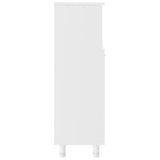 Bathroom Cabinet White 30x30x95 cm Engineered Wood