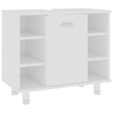 Bathroom Cabinet White 60x32x53.5 cm Engineered Wood