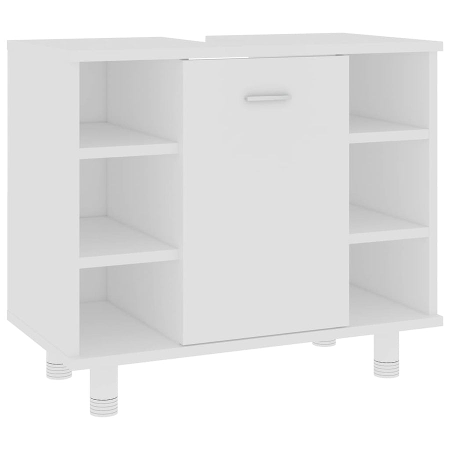 Bathroom Cabinet White 60x32x53.5 cm Engineered Wood