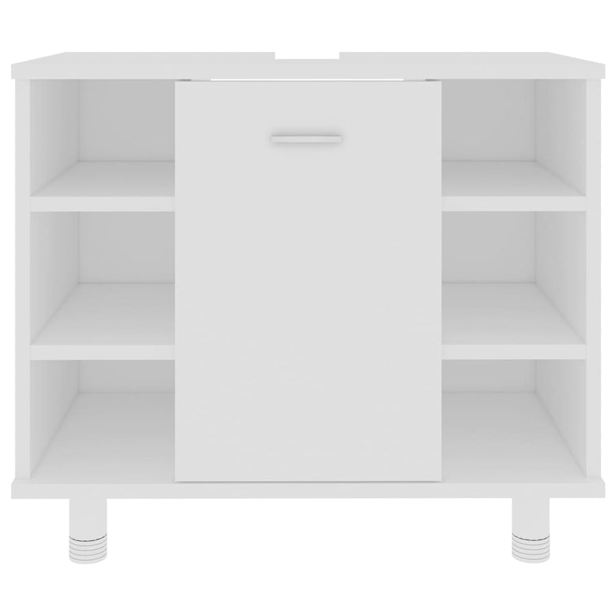 Bathroom Cabinet White 60x32x53.5 cm Engineered Wood