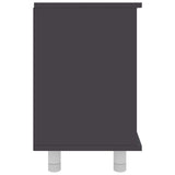 Bathroom Cabinet Grey 60x32x53.5 cm Engineered Wood