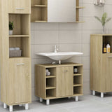Bathroom Cabinet Sonoma Oak 60x32x53.5 cm Engineered Wood
