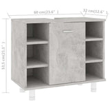 Bathroom Cabinet Concrete Grey 60x32x53.5 cm Engineered Wood - Extra Image