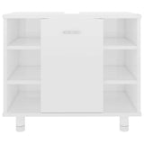 Bathroom Cabinet High Gloss White 60x32x53.5 cm Engineered Wood