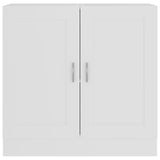 Book Cabinet White 82.5x30.5x80 cm Engineered Wood - 45-Degree Angle