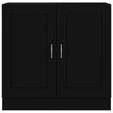 Book Cabinet Black 82.5x30.5x80 cm Engineered Wood