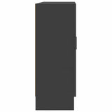 Book Cabinet Grey 82.5x30.5x80 cm Engineered Wood - Close-Up Angle