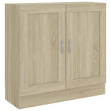 Book Cabinet Sonoma Oak 82.5x30.5x80 cm Engineered Wood - Front View