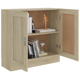 Book Cabinet Sonoma Oak 82.5x30.5x80 cm Engineered Wood - Close-Up Angle