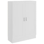 Book Cabinet White 82.5x30.5x115 cm Engineered Wood