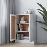 Book Cabinet White 82.5x30.5x115 cm Engineered Wood - Side View