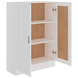 Book Cabinet White 82.5x30.5x115 cm Engineered Wood - 45-Degree Angle