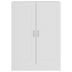 Book Cabinet White 82.5x30.5x115 cm Engineered Wood