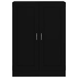 Book Cabinet Black 82.5x30.5x115 cm Engineered Wood