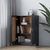 Book Cabinet Grey 82.5x30.5x115 cm Engineered Wood