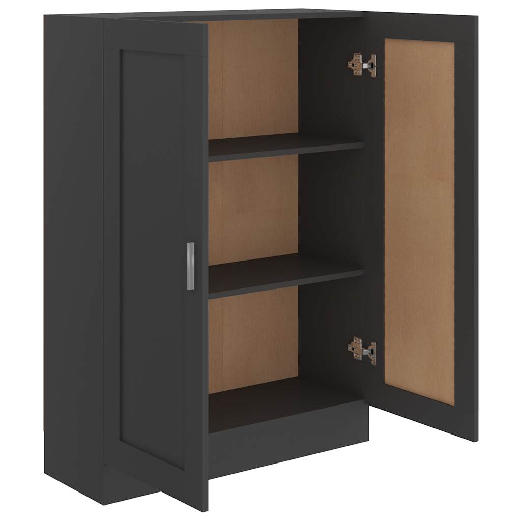 Book Cabinet Grey 82.5x30.5x115 cm Engineered Wood