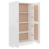 Book Cabinet White 82.5x30.5x150 cm Engineered Wood