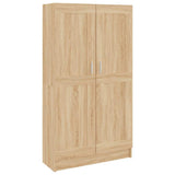 Book Cabinet Sonoma Oak 82.5x30.5x150 cm Engineered Wood - Front View
