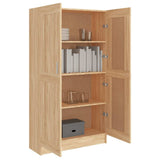 Book Cabinet Sonoma Oak 82.5x30.5x150 cm Engineered Wood - Close-Up Angle