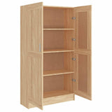 Book Cabinet Sonoma Oak 82.5x30.5x150 cm Engineered Wood - 45-Degree Angle