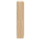 Book Cabinet Sonoma Oak 82.5x30.5x150 cm Engineered Wood - Rear View