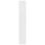Book Cabinet White 82.5x30.5x185.5 cm Engineered Wood