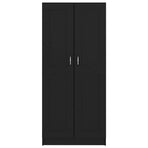 Book Cabinet Black 82.5x30.5x185.5 cm Engineered Wood