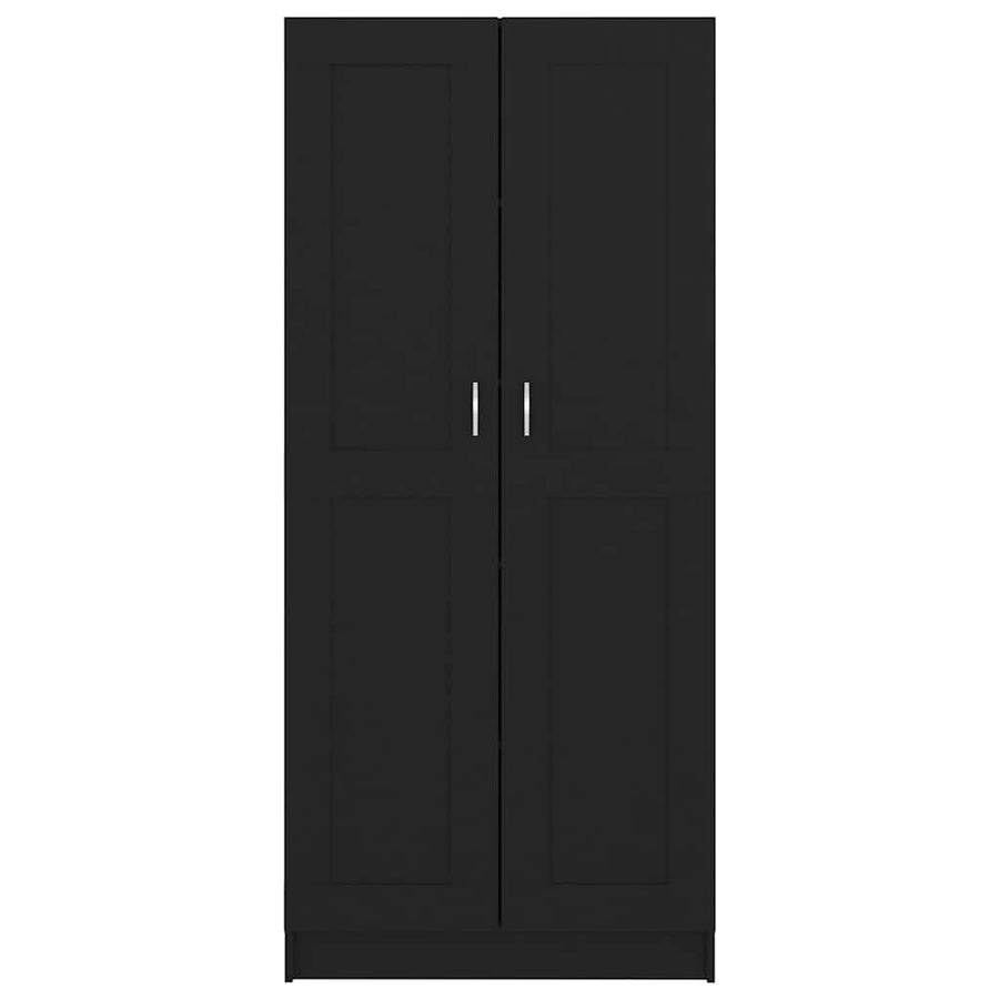 Book Cabinet Black 82.5x30.5x185.5 cm Engineered Wood