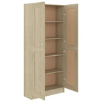Book Cabinet Sonoma Oak 82.5x30.5x185.5 cm Engineered Wood